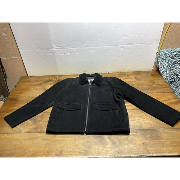 Vintage JLC Adventures On The Wing American Classic M 100% Leather Jacket - Picture 1 of 14